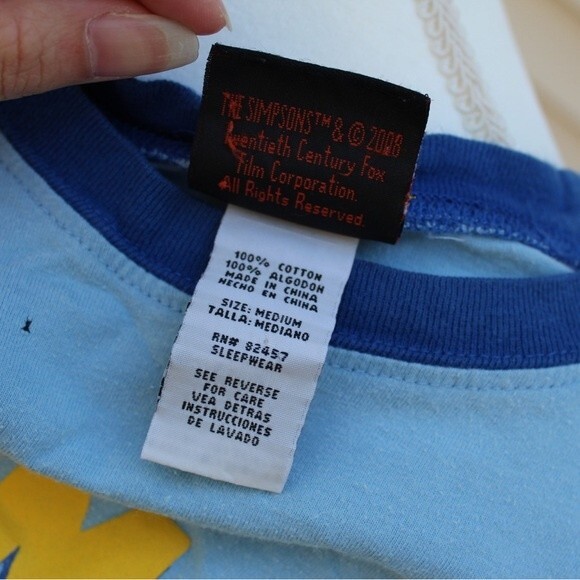 The Simpsons Homer Short Sleeve Blue T-Shirt - Picture 4 of 9